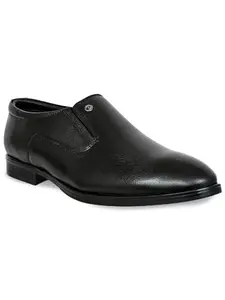 Allen Cooper Genuine Premium Leather Luxury Business Formals Shoes for Men(8033-8) Black