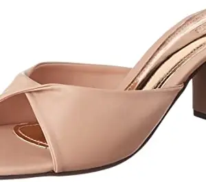 Inc.5 Shoes Women Block Heel Fashion Sandal 100975_L.Peach