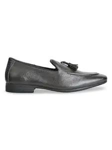 Regal Imperio Brown Mens Formal Leather Tasseled Slip Ons