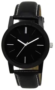 TVILLA Black Mate Finish Analog Watch for Men LR05