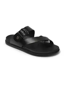 Carlton London Men Sandal,Black,UK-7