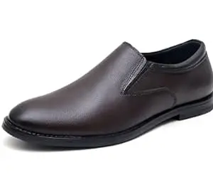 ARAMISH Men's Genuine Leather Moccasin Slip On Formal Shoes