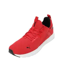 Puma Mens Enzo Stridance for All Time Red-Black-White Running Shoe - 9 UK (31058701)