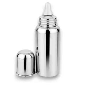 RB Point Stainless Steel Baby Feeding Milk Bottle, Milk Feeding, Water Feeding (Pack of 1, 240 ml.)