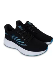 Lancer Mens EAGLE-12BLK-CGRN Black Running Shoe, 7