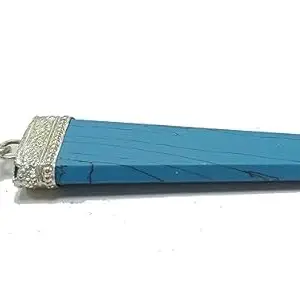 Hit Turquoise Flat Point Pendant Healing Crystal