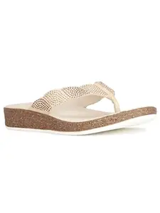 Bata Women's Slip-on Sandal - Beige (3 UK) (5718845)
