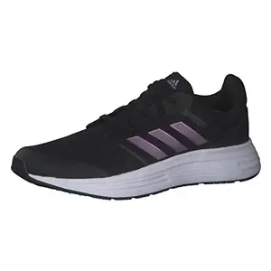 adidas Women Synthetics Galaxy 5 New Running Shoes CBLACK/CHEMET/FTWWHT UK 8