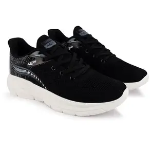 Lancer Mens CRUIZER-2BLK-WHT Black Running Shoe, 6