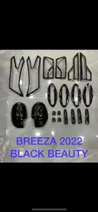 PAXAUTO BREZZA 2022 BLACK CHROME KIT