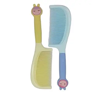 Beautiflame Hair Comb For Men and Women Yellow, Blue Styling Comb (Pack of 2)