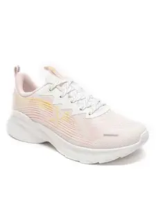XTEP Canvas White,Rubber Pink Running Shoes for Women Euro- 38