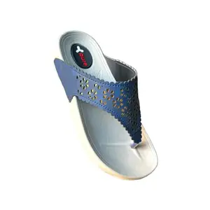YANSHU Fashion Sandal Slippers For Women Girls Daily Usage Stylish Casual Comfortable Lightweight Slip-on Sandal (Navy, UK4)