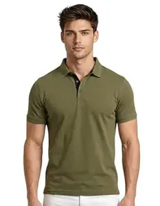 AWG ALL WEATHER GEAR Collar Tshirts | Half Sleeves Plain-Regular Fit | Dryfit Solid Polo T-Shirt | Sports wear Casual Tees | Moisture Wicking Activewear | Lightweight Quick Dry Gym & Running Polo