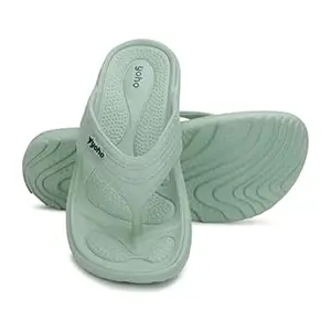 YOHO Drizzle Soft Slippers for Women, Mild Acupressure, Lightweight, Anti Skid & Slip, Diabetic Footwear for Woman, Home Wear Bathroom Chappal for ladies