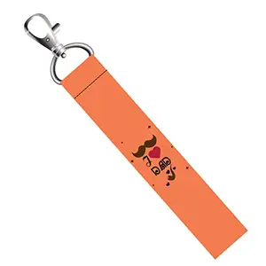 ISEE 360® Lanyard Tag with Swivel Lobster I Love Dad for Gift Luggage Bags Backpack Laptop Bags L X H 5 X 0.8 INCH