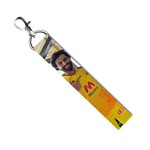 ISEE 360® Jadeja Cricketer Lanyard Tag with Swivel Lobster for Gift Luggage Bags Backpack Laptop Bags L X H 5 X 0.8 INCH