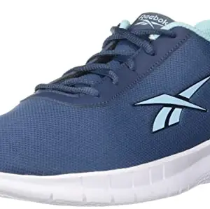 Reebok Men Synthetic Stride Runner Running Shoes Nobel Grey MET - Digital Glow UK 8