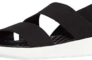 crocs womens LiteRide Sandal Black/White Sandal - 3 UK (W5) (206081-066)