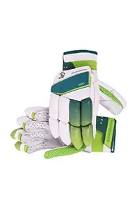 Kookaburra Adult Batting Gloves KB Kahuna 600 Mens (RH), Green/Black