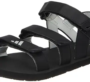 adidas mens HENGAT ALLNU CBLACK/STONE Sandals - 8 UK (IQ9775)