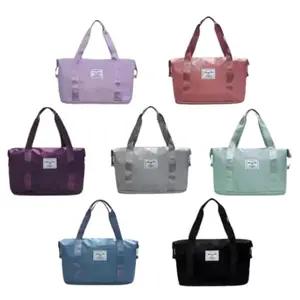Saiesh Folding Travel Bags Waterproof Travel Luggage Bags for Women Large Capacity Multifunctional Handbag Travel Duffle Bags (Multi Color)