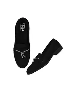 The White Pole Casual Loafer Classy Comfortable Loafers Shoes for Women's and Girl's Green