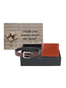 Swiss Design SDWC-113 Wallet & Belt Gift Set for Men
