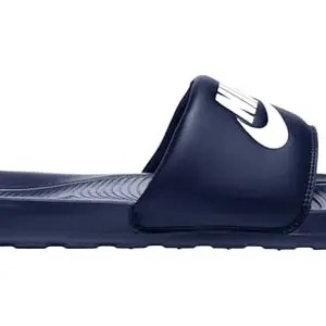Nike mens Victori One Slide Midnight Navy/White-Midnight Navy Slide - 9 UK (CN9675-401)