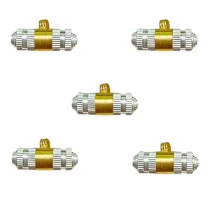 Silver and Brass Stylish Taweez | Spiritual Amulet with Free Bhojpatra Sheet | Spiritual Taweez Set of 5