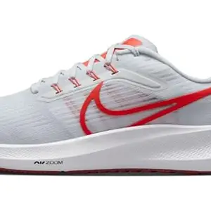Nike Men's Running Shoes Air Zoom Pegasus 39-Platinum Tint/Lt Crimson-White-Adobe-Dh4071-009-10Uk