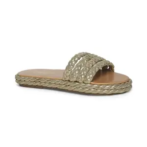 Tao Paris - Slip on for Women - Flats - Gold Shimmer