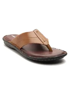 Michael Angelo Tan Sandal style Slippers For Men for Casual wear (MA-2721)