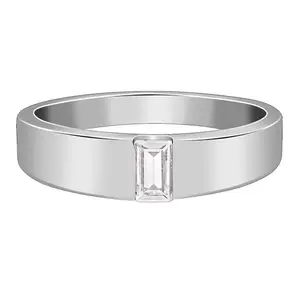 GIVA 925 Silver Blaze Ring for Him,Fixed Size, Indian 17, Adjustable | Gifts for Men and Boys | With Certificate of Authenticity and 925 Stamp | 6 Months Warranty