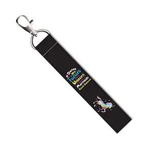 ISEE 360® Unicorn Quotes Lanyard Tag with Swivel Lobster for Gift Luggage Bags Backpack Laptop Bags L X H 5 X 0.8 INCH