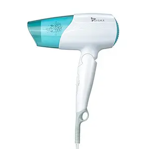 SYSKA HD1810i 1800Watt Keratin Plus Hair Dryer with Heat Balance Technology (3 Speed/Heat, Cold Air Function) (Blue)