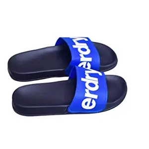 Craftr déco Rubber Lightweight Slipper For Men (Black, numeric_8)