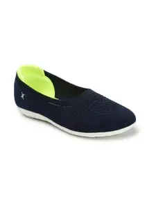 Carlton London Sports Women's Slip-On Ballerinas Colour-Navy Blue, Size-UK 6