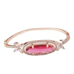 SKDLIFESTYLE Zircon Kada, Copper, Zircon bracelet,bracelet for girls and women,silver bracelet,american diamond bracelet for girl and women.