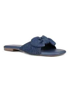 Inc.5 Womens Navy Casual Open toe Flat Mules