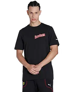 Puma Men's Graphic Print Regular Fit T-Shirt (53817101_Black