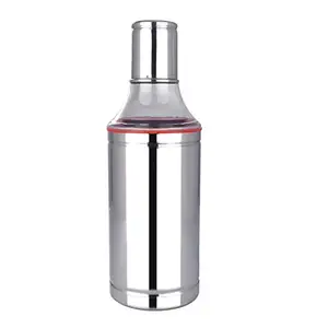 Stainless Steel Oil Dispenser with Nozzle Oil Container, Oil Pourer, Oil Bottle 750 ml (Pack of 1)