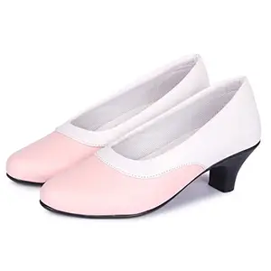 FASHIMO Women Formal Heel Shoes MO31-White-38