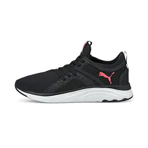 Puma Womens Softride Sophia Black - Ignite Pink - White Running Shoes - 4 UK (194355)
