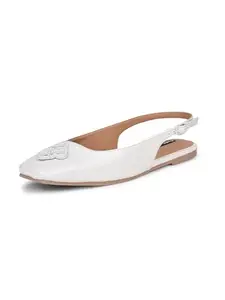 Bata Women Casual Ballerina - White (6Uk)