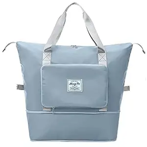 Large Capacity Travel Duffel Bag, Waterproof Folding Luggage, Unisex Handbag