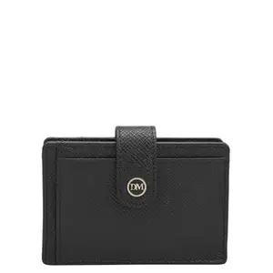 Da Milano Leather Card Holder for Men & for Women - Black