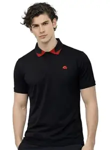 ADRO Polo Tshirt for Men | 100% Cotton Polo T Shirt | Regular Fit Half Sleeve Mens Polo Neck T-Shirt
