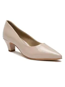 Flat n Heels Womens Beige Pumps FnH 2744-BG