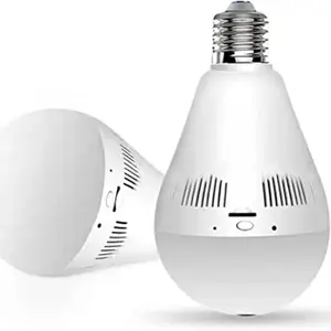 Rock Music 360 Degree Wireless Panoramic Bulb 360° IP Camera with Night Vision, 2-Way Audio and Micro 128GB SD Card Support price in India.